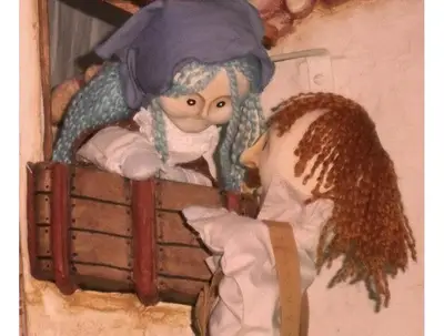 El grupo Guatelote en la Casa de los Títeres