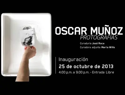 Exposición internacional de fotografías este viernes, con el maestro Óscar Muñoz