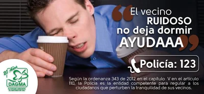 ¿Dónde puedo denunciar un vecino ruidoso?