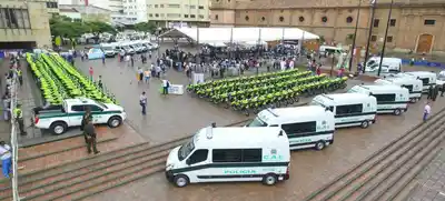 Por la seguridad de los caleños, nueva dotación de vehículos a la Policía Metropolitana  