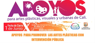 Apoyos  para promover  las Artes Plásticas con Intervención Pública