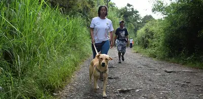 Caleños recorrieron el corregimiento de La Buitrera