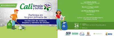 ¡Únete! para que juntos dejemos a Cali, Limpia y Bonita