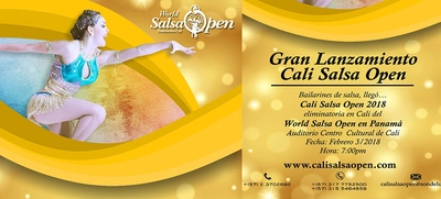 Lanzamiento de Cali Salsa Open 2018, este sábado en el Centro Cultural