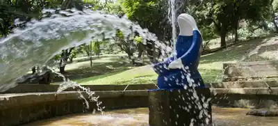 Estrategia Mi Cali Bonita embelleció la fuente La Rebequita