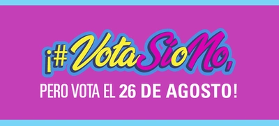 El próximo 26 de agosto vota en la Consulta Anticorrupción