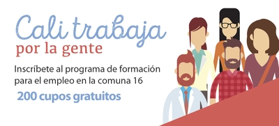 200 cupos para formación gratuita para el trabajo en la comuna 16