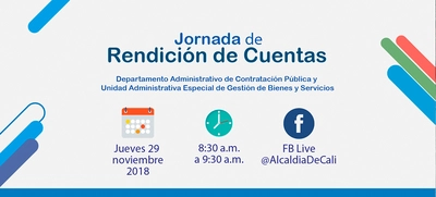 Participe en la rendición de cuentas del Departamento Administrativo de Contratación Pública y la Unidad Administrativa Especial de Gestión de Bienes y Servicios