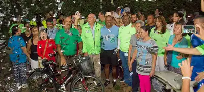 La felicidad y el deporte se pasearon la noche de jueves por el Corredor Verde