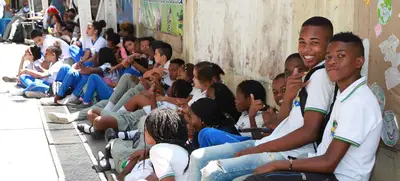 Una fiesta para celebrar la herencia africana en la IEO Carlos Holguín Mallarino, sede Niño Jesús de Atocha