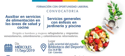 Participe en la convocatoria de formación para el trabajo