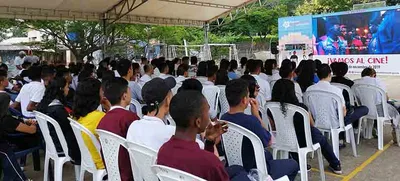 ‘Cine sin límites’ llegó a la Institución Educativa Técnico Industrial Multipropósito