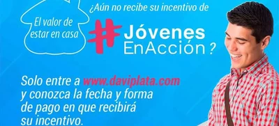 Jóvenes en acción reciben su incentivo a través de DaviPlata