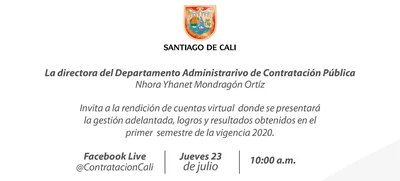 Entérate de contratación, un espacio virtual del Departamento Administrativo de Contratación Pública para escucharte