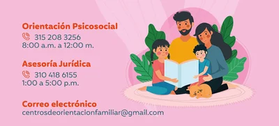 Los Centros de Orientación Familiar brindan asesorías jurídicas