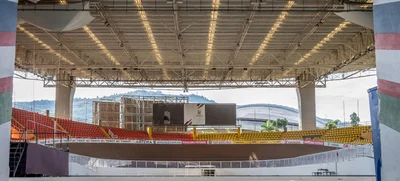 El velódromo se engalana para los I Juegos Panamericanos Junior Cali-Valle 2021