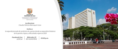 El Departamento Administrativo de Desarrollo e Innovación Institucional invita a su rendición de cuentas