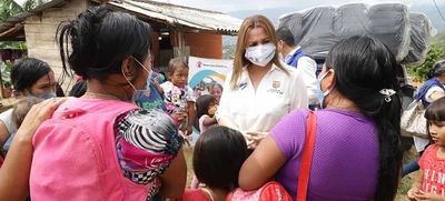 Gobierno Ospina y Save of Children llevaron ayudas a familias Wounaan Nonam