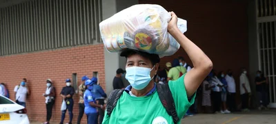 Recicladores de oficio recibieron ayudas alimentarias