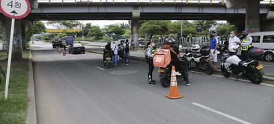 Secretaría de Movilidad registró 226 notificaciones menos durante el fin de semana de confinamiento