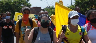 Organismos de seguridad acompañan movilizaciones y derecho a la protesta pacífica en Cali