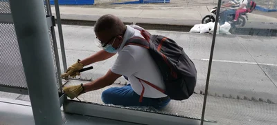 Personal del Sistema MIO se unió en una jornada de limpieza para recuperar su infraestructura