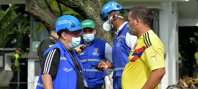 Comisión de Derechos Humanos de la Alcaldía de Cali media en las manifestaciones