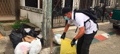 Dagma participa en la recuperación de los espacios públicos afectados por residuos en la ciudad