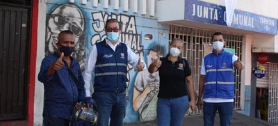 Oficinas de los CALI y casetas comunales se vistieron con la bandera de la paz