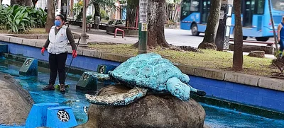 Renovado para disfrute de la comunidad, el Parque de Las Tortugas y la Infancia
