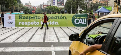 En el ‘Día Latinoamericano del Peatón’, Movilidad Distrital realizó campaña por el respeto a la vida