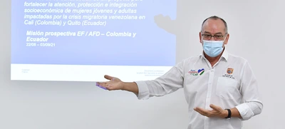 Cali y la Agencia Francesa de Desarrollo dialogan en beneficio de los migrantes