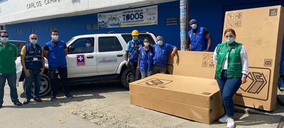 ONU-Acnur dona módulos para fortalecer red de salud hospitalaria de Cali