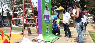 El Parque de Colseguros se engalanó con ‘wifi gratis para vos’