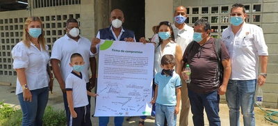 Firmado compromiso para culminación de las obras de la sede educativa República del Perú