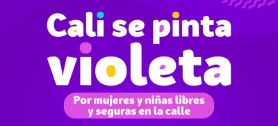 ¡Cali se pinta violeta!