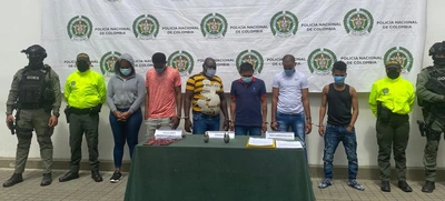 Capturan y judicializan a presuntos responsables de ataque terrorista contra uniformados del Esmad