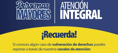 Alcaldía brinda atención integral para la protección de las personas mayores