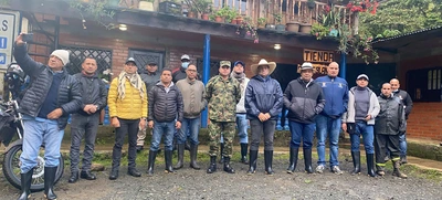 Autoridades verifican avances en ejecución contractual contra la minería ilegal en el sector de Minas del Socorro
