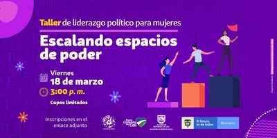 ¡Mujeres a fortalecer su liderazgo político!