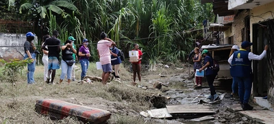 Alcaldía no desampara a las familias del Jarillón afectadas por las lluvias