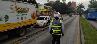 Movilidad Distrital rechaza agresión contra agente de tránsito