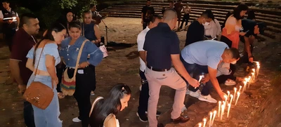 Con velatón se clausuró la tercera versión de ‘Camina San Antonio’