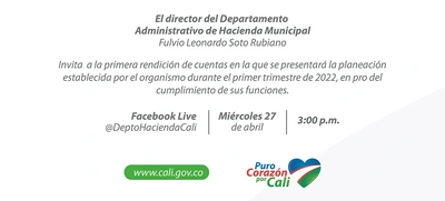 Hacienda anuncia jornada de Rendición de Cuentas