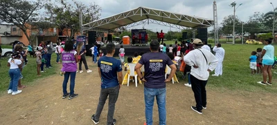 Cuídate Ve: una jornada de servicio, unión familiar y arte, presente en la comuna 21