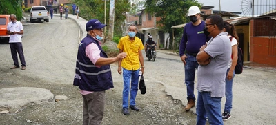 Avanza la rehabilitación vial en el corregimiento de Montebello