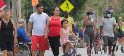 Diversión, pedagogía, manualidades y mucha salud, en la Ciclovida