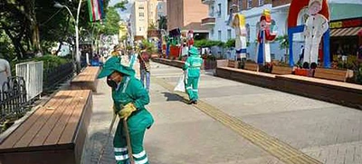 Listo plan de aseo para la ciudad en Semana Santa