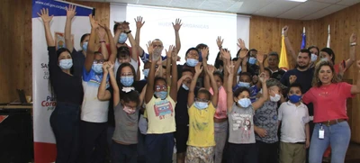 Los estudiantes del Instituto de Ciegos y Sordos sembraron su Huerta por la Vida