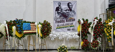 Freddy Rincón fue homenajeado en su tierra natal, antes de su despedida en el 'Pascual Guerrero’